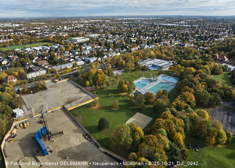 21.10.2025 - Geothermie-Baustelle am Michaelibad in Berg am Laim und Neuperlach